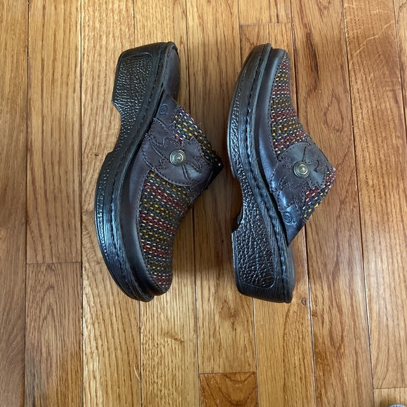 Born Leather and Fabric Clogs. NWOB. - Picture 5 of 8